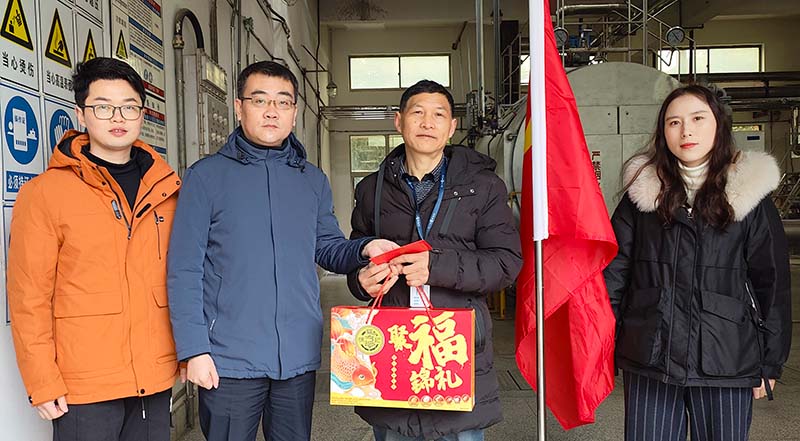 春節(jié)慰問送溫暖，歲寒情深暖人心